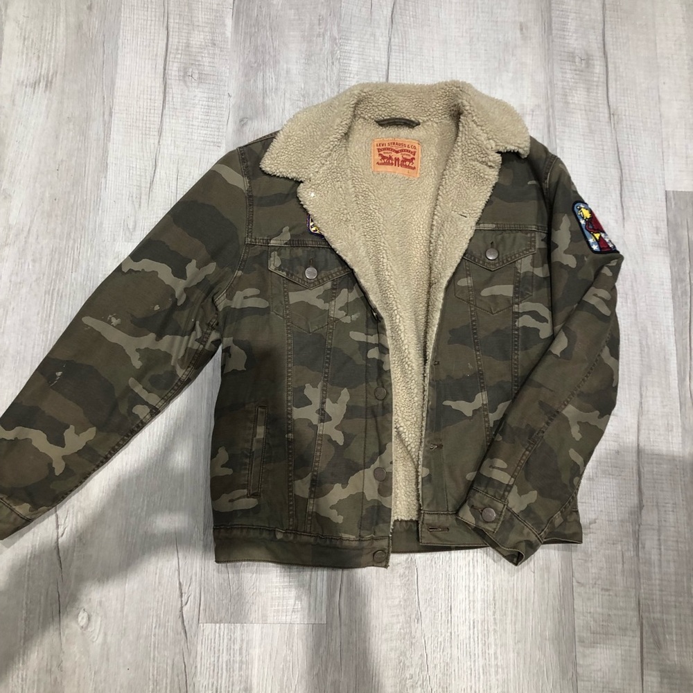 Levi Sherpa Camouflage Jacket